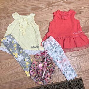 Calvin Klein Girls Outfit Bundle Linen 18 months